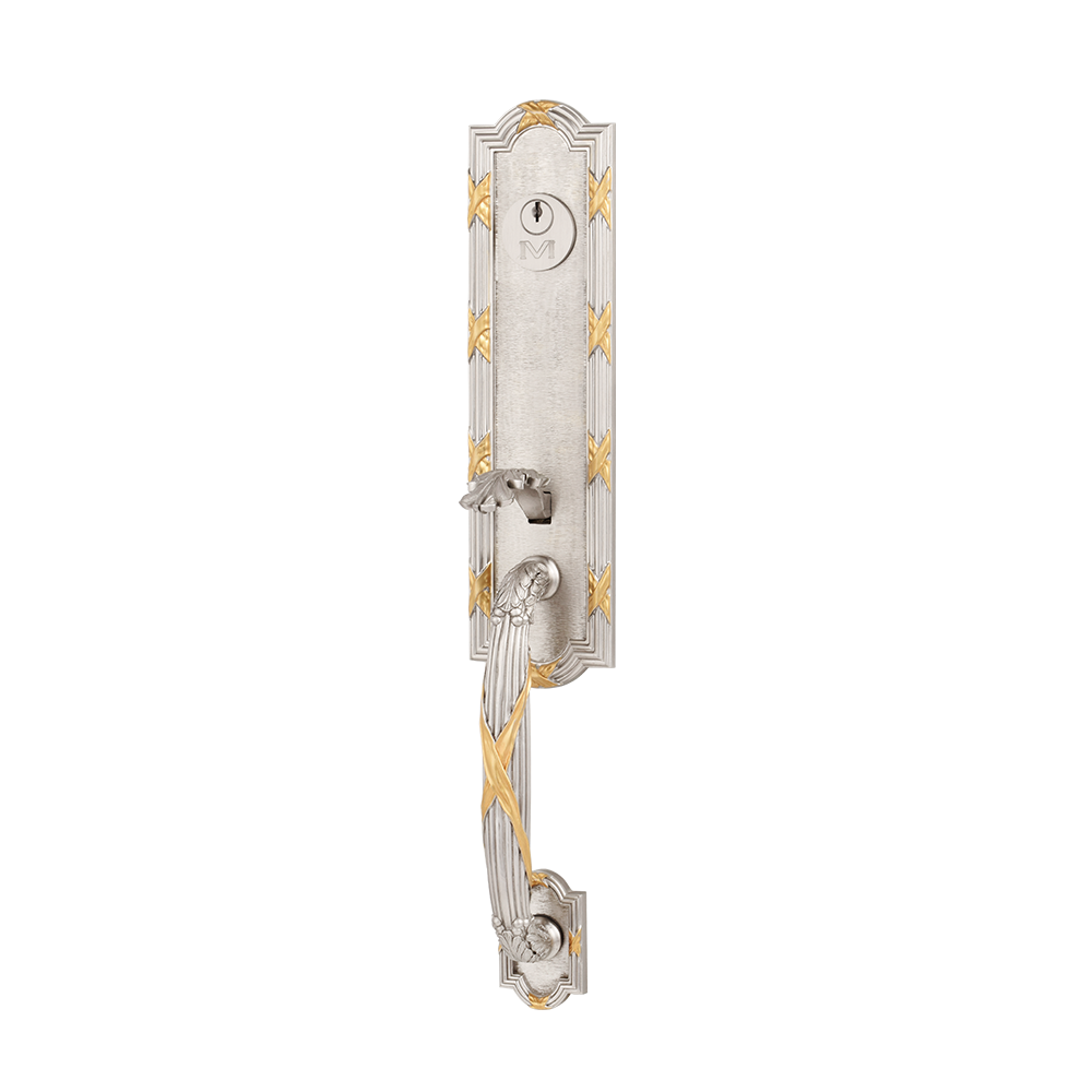 Large Ribbon & Reed Thumb Latch Entry — Von Morris Hardware
